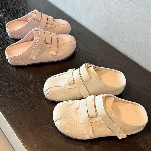 Damen Clogs mit verstellbaren Klettverschlüssen und ergonomischer Fußbettausstattung R&B