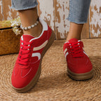 Damen Sneaker mit modischem Obermaterial und rutschfester Sohle EB