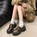 Damen Modische Slipper mit dekorativer Schnalle und rutschfester Sohle R&B