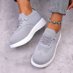 Damen Atmungsaktive Sneakers mit innovativem Strickdesign