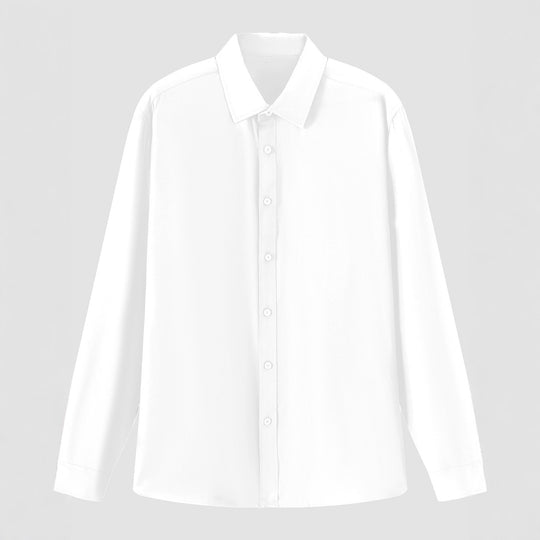 Damen elegantes Langarmhemd aus hochwertigem Stoff mit schmalem Schnitt R&B