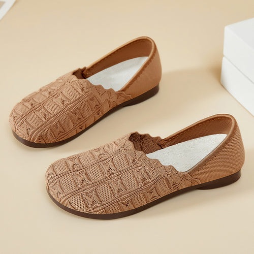 Damen Atmungsaktive und elegante Ballerinas mit flexiblem Schaft R&B