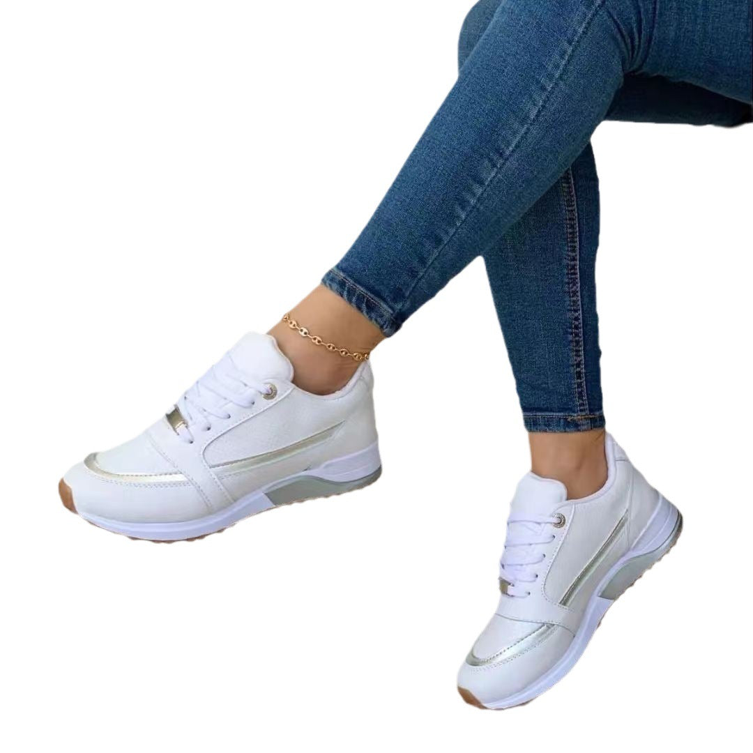 Damen Sportliche Sneakers mit atmungsaktiver Mesh-Beschichtung R&B