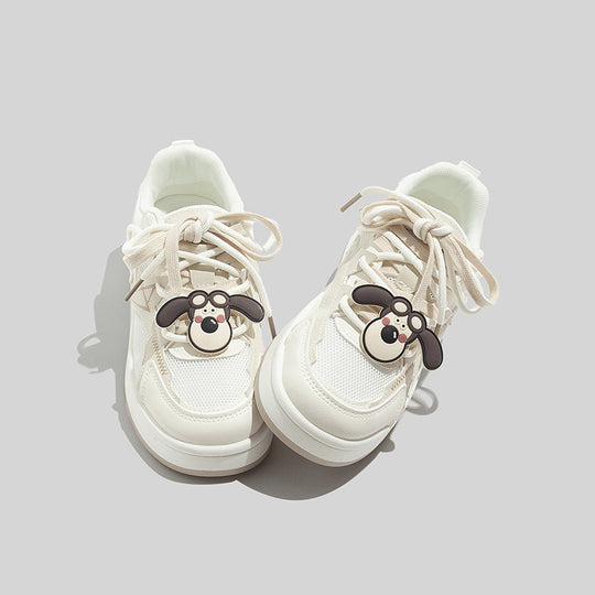 Damen Sneakers mit verspieltem Tiermotiv und innovativer Schnürung R&B