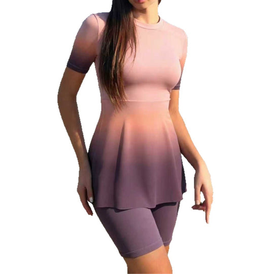 Damen modischer UV-Schutz-Badeanzug mit peplum Design R&B