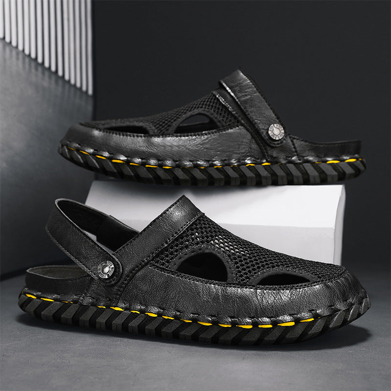 Damen Freizeit-Sandalen mit atmungsaktiver Netzstruktur und rutschfester Sohle R&B