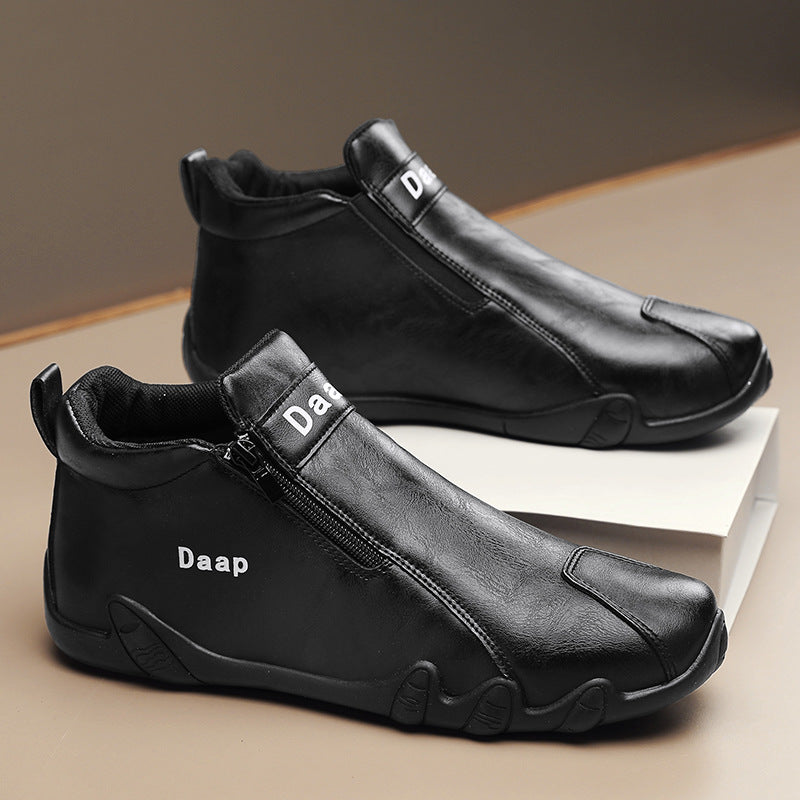 Damen Sportliche Stiefeletten mit praktischem Reißverschluss und rutschfester Sohle R&B