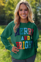 Damen Gemütlicher Sweatshirt mit fröhlicher Schriftzuggestaltung R&B