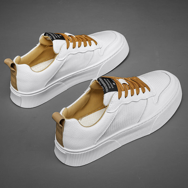 Damen modische Sneakers mit strukturiertem Obermaterial und dämpfender Sohle R&B