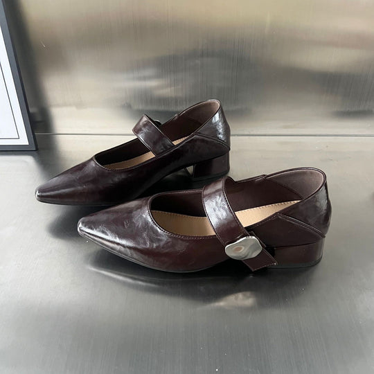 Damen elegante Slingback-Ballerinas mit modernen Akzenten R&B