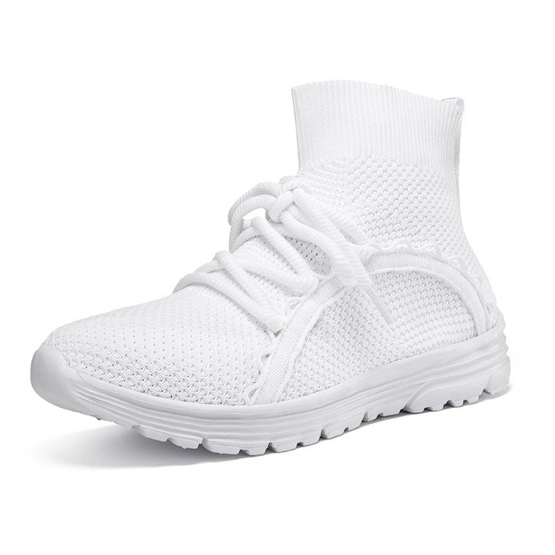 Damen Hochwertige und atmungsaktive Sneaker mit elastischem Schaft
