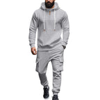 Herren Kapuzen-Sportanzug mit modernem Schnitt und praktischen Taschen R&B