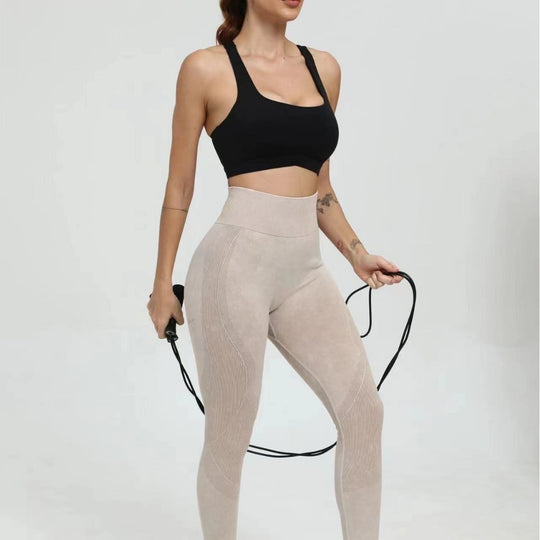 Damen Hochwertige Sportleggings mit hohem Bund R&B