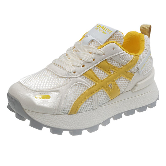 Damen Sportliche Lauf-Sneaker mit atmungsaktivem Mesh-Obermaterial und rutschfester Sohle R&B