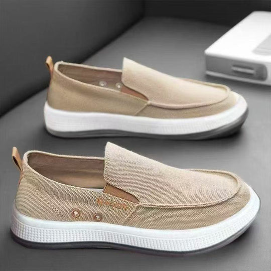 Damen Bequeme Slip-On Sneakers mit atmungsaktiver Oberflächenstruktur R&B