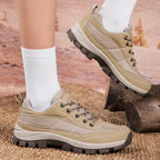 Damen Multifunktionale Trekking Sneakers mit rutschfester Profilsohle und atmungsaktivem Obermaterial