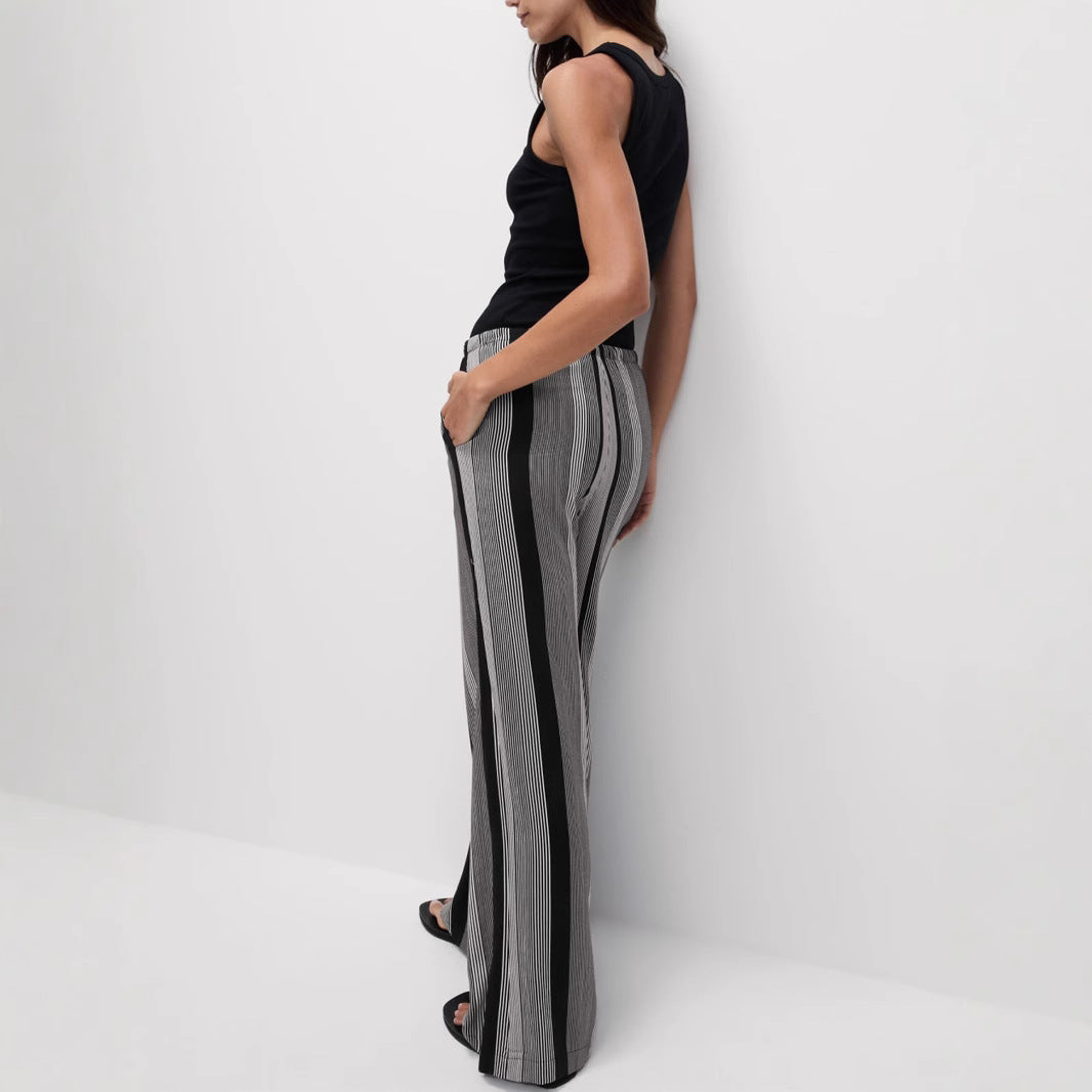 Damen Weit geschnittene Sommerhose mit elastischem Bund R&B