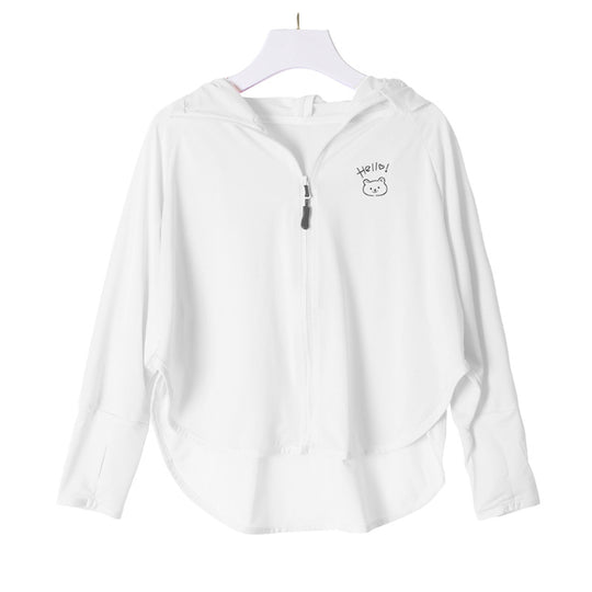 Mädchen multifunktionale UV-Schutzjacke mit Kapuze R&B