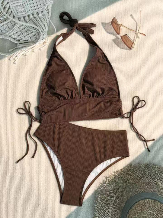 Damen Triangel-Bikini mit modischem Wickel-Design R&B