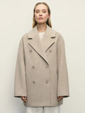 Damen Elegante Doppeltüra-Manteljacke R&B