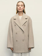 Damen Elegante Doppeltüra-Manteljacke R&B