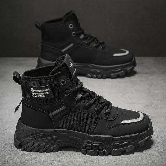 Damen Sportliche Winterstiefel mit rutschfester Sohle und isolierendem Innenfutter R&B