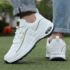 Damen Sportliche Sneakers mit dämpfendem Fußbett und atmungsaktiver Obermaterialstruktur
