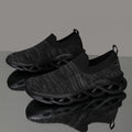 Damen Elastische Slip-On Sneakers mit rutschfester Sohle und atmungsaktiver Obermaterialstruktur