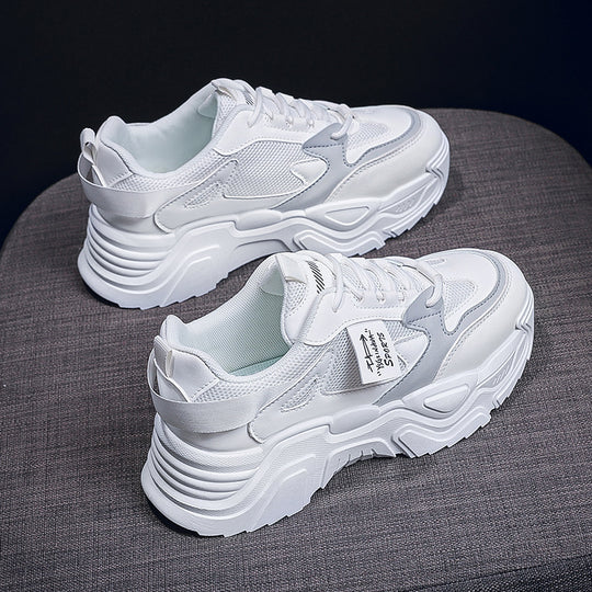 Damen Sneakers im modernen Chunky-Stil mit atmungsaktivem Obermaterial und gepolsterter Sohle R&B