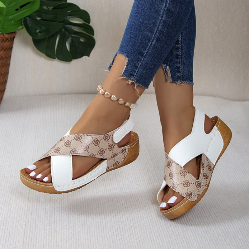 Damen Komfortable Sandalen mit atmungsaktiven Einsätzen und ergonomischem Fußbett R&B