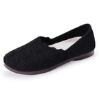 Damen Bequeme Ballerinas aus atmungsaktivem Strickmaterial R&B
