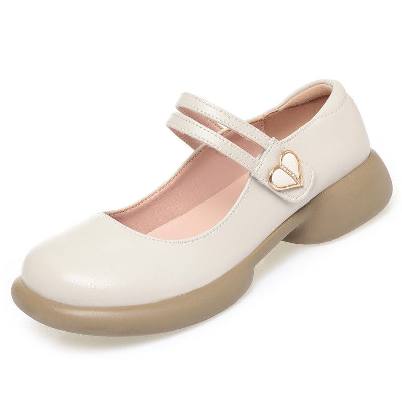 Damen Mary Jane Schuhe mit doppeltem Riemen und komfortabler Sohle R&B