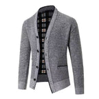 Damen Strickjacke im modernen Herringbone-Muster R&B