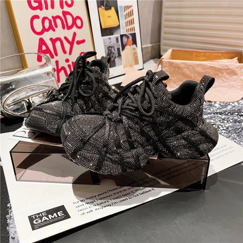 Damen modische Sneakers mit innovativem Textil-Design R&B