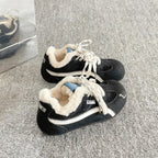 Damen Sneaker mit wärmendem Fleece-Innenfutter und modischem Design R&B