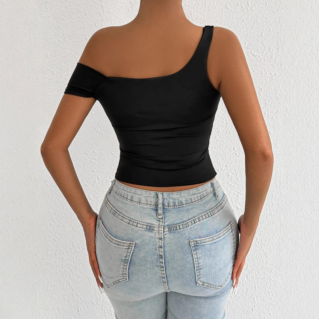 Damen Off-Shoulder Körperoberteil mit figurbetontem Schnitt R&B