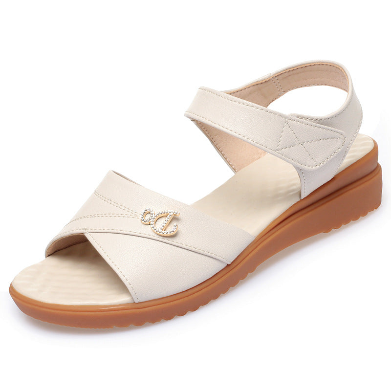 Damen Bequeme Sandalen mit elegantem Riemendesign und rutschfester Sohle R&B
