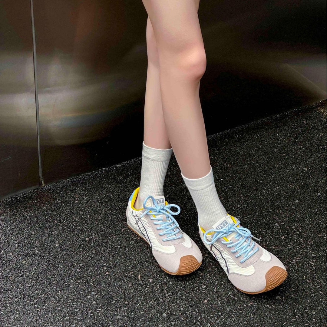 Damen Sportliche Sneakers mit atmungsaktiver Obermaterialstruktur und trendigem Design R&B