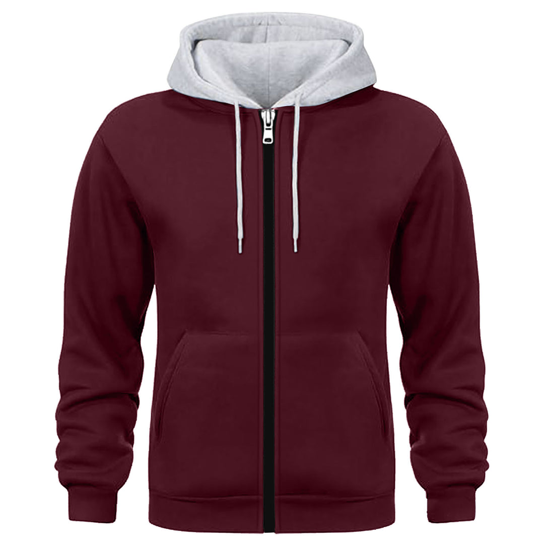 Herren Kapuzenjacke mit doppellagigem Material R&B