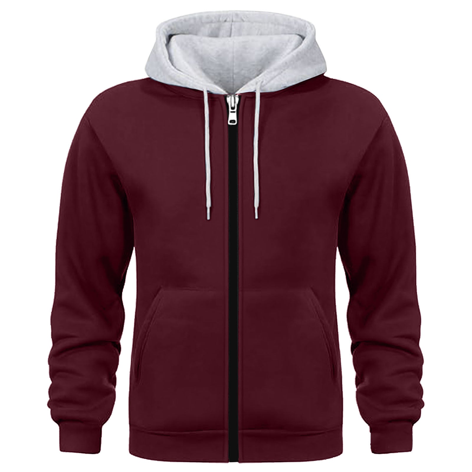 Herren Kapuzenjacke mit doppellagigem Material R&B