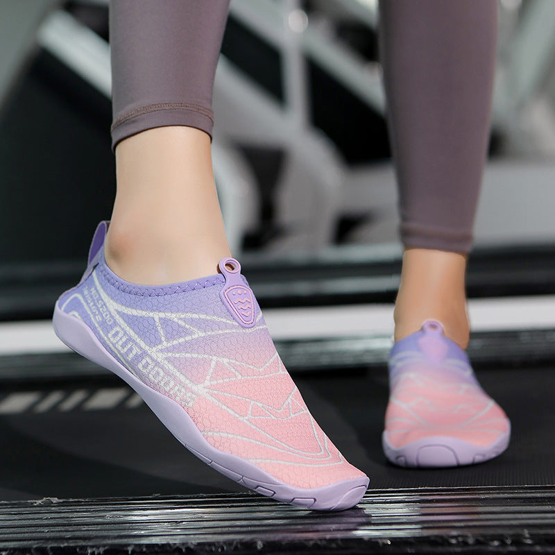 Damen Aqua-Freizeitschuhe mit elastischem Obermaterial und rutschfester Sohle R&B