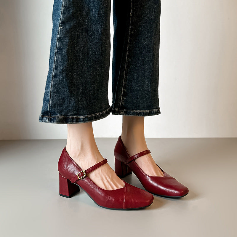 Damen elegante High-Heels mit anpassbarem Riemen R&B