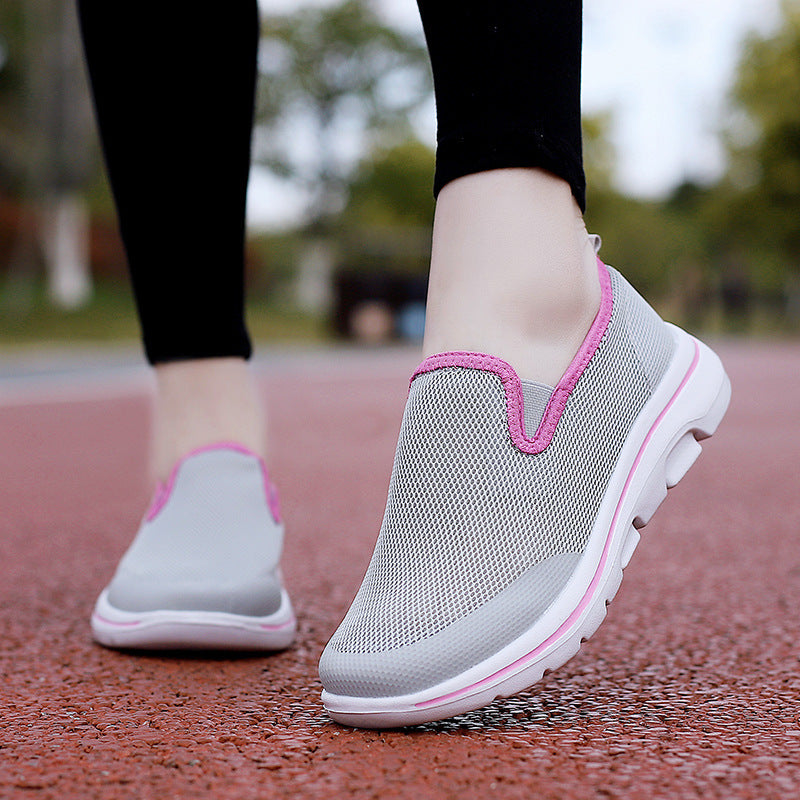 Damen nan ergonomische Flex-Travel-Slipper mit belüftetem Mesh und herausnehmbarer Komfortsohle R&B