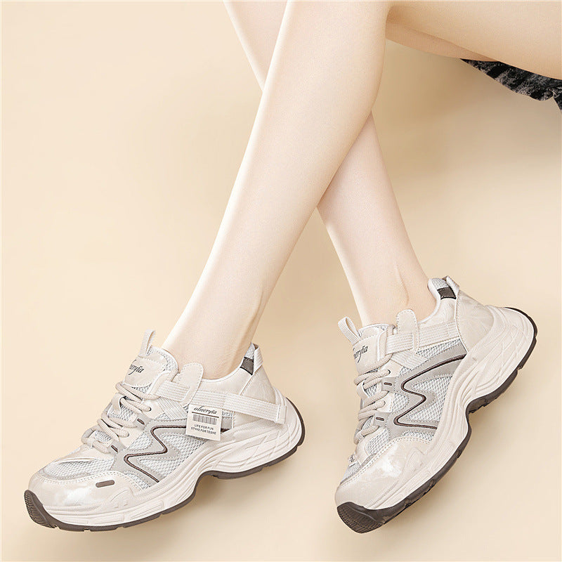 Damen Sportliche Lifestyle-Sneaker mit atmungsaktivem Obermaterial und rutschfester Sohle R&B