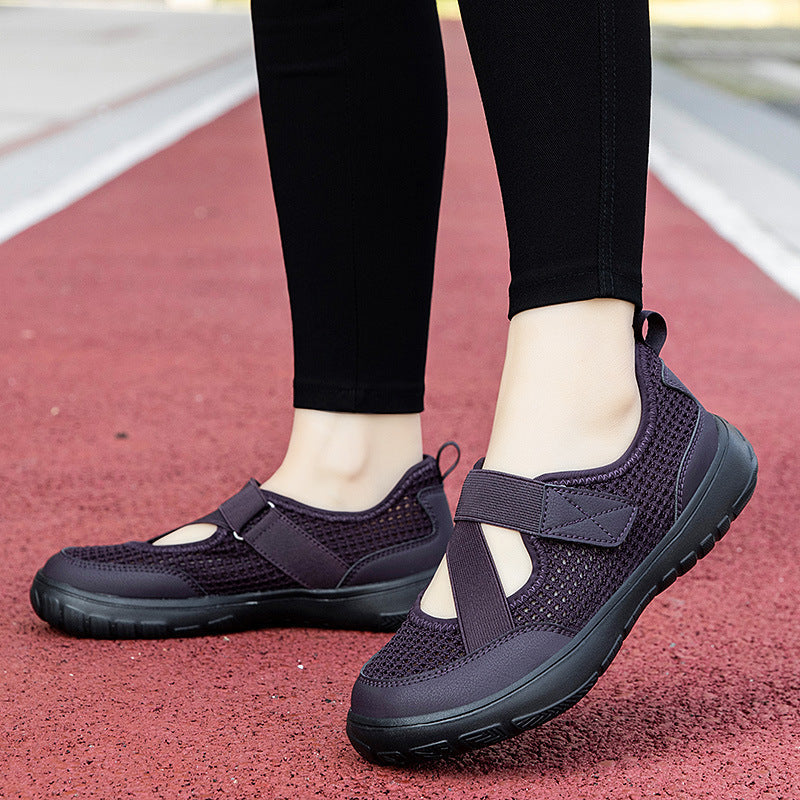 Damen Atmungsaktive Wasserschuhe mit verstellbarem Klettverschluss