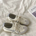 Damen Modische Sneakers im Retro-Look mit atmungsaktiver Obermaterialkombination