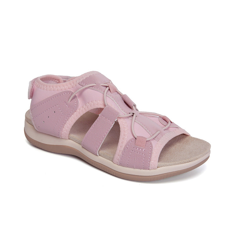 Damen Sportliche Freizeitsandalen mit flexiblem Riemendesign und geschlossenem Fersenbereich R&B