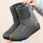 Damen Modische Winterstiefel mit isolierender Innensohle und rutschfester Sohle R&B