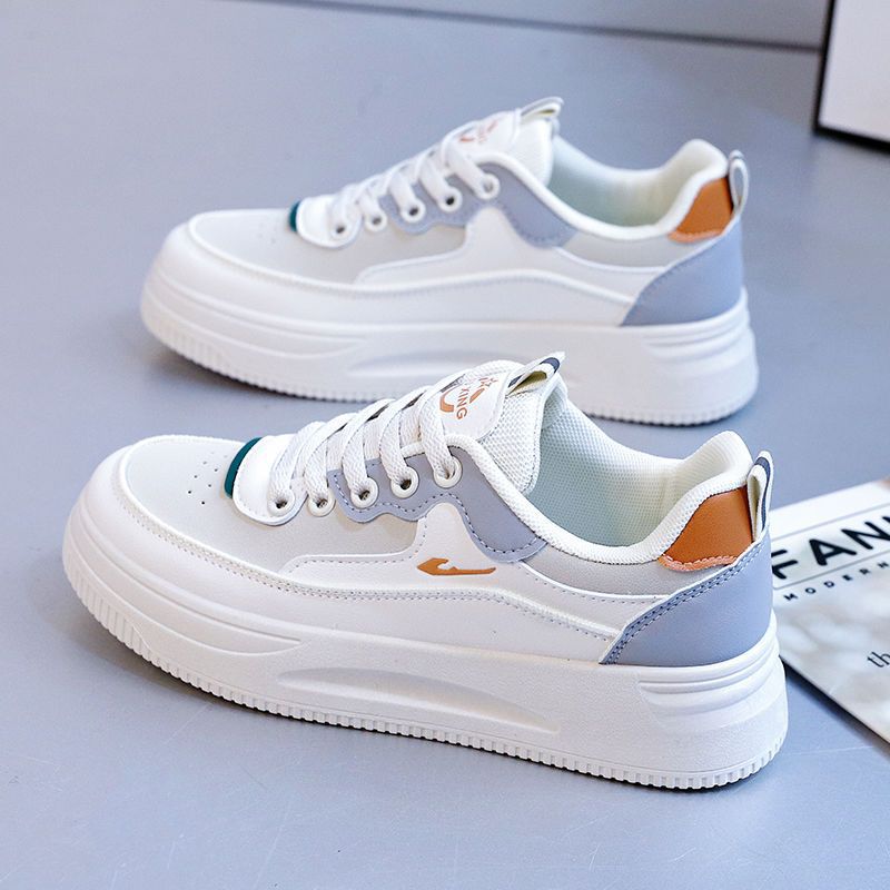 Damen sportliche Sneaker mit luftiger Sohle und verstärktem Fersenschutz R&B