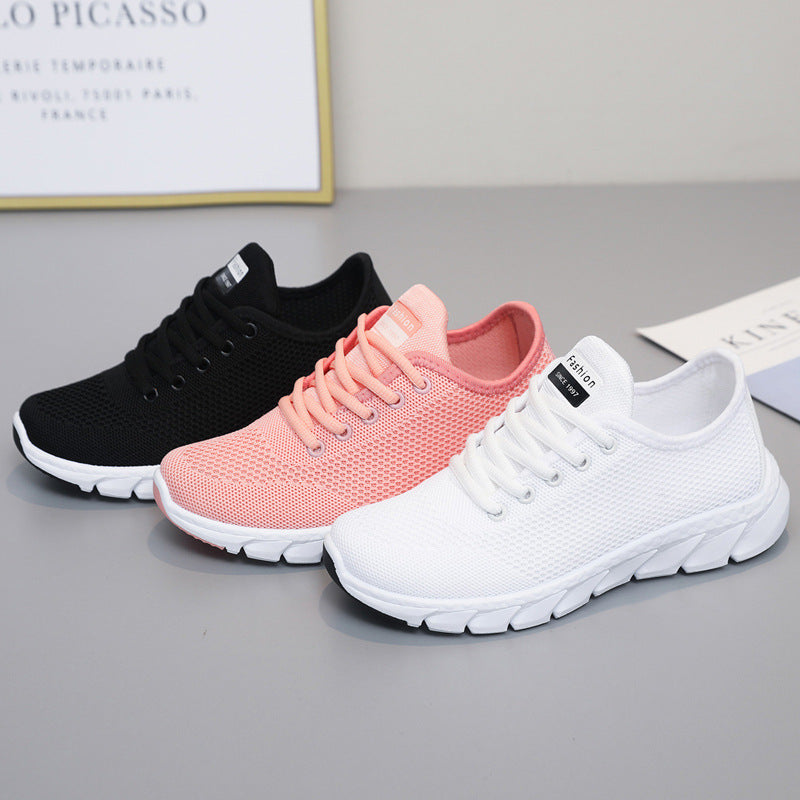 Damen Komfortable Freizeit-Laufschuhe mit atmungsaktivem Mesh und dynamischer Sohle R&B